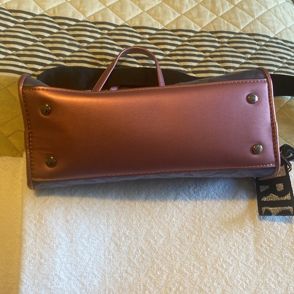 Karl Lagerfeld Maybelle Satchel cactus pink ombré w/ cat Choupette handbag rare - Picture 7 of 9